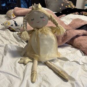 Gold Princess Doll with Crown